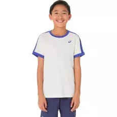 Asics T-Shirt Jungen Creme / Blau