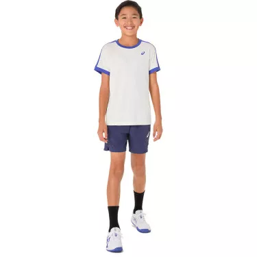 Asics T-Shirt Jungen Creme / Blau