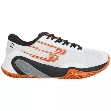 Bullpadel Hack Vibram 25I Padelschuhe Wei&szlig; / Orange