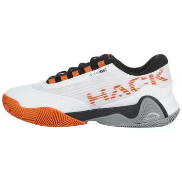 Bullpadel Hack Vibram 25I Padelschuhe Wei&szlig; / Orange