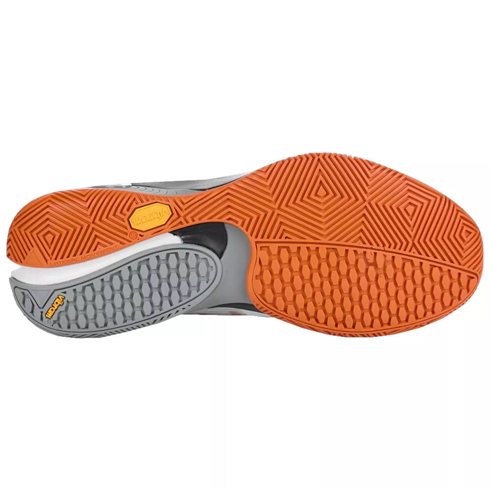 Bullpadel Hack Vibram 25I Padelschuhe Wei&szlig; / Orange