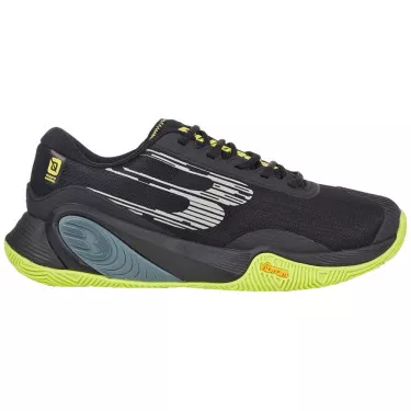 Bullpadel Hack Vibram 25I Padelschuhe Schwarz / Gr&uuml;n