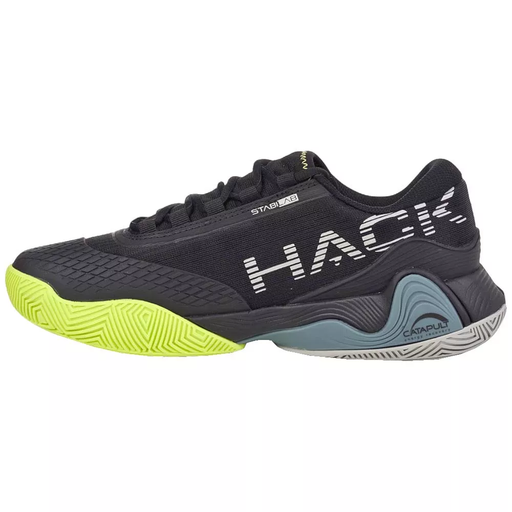 Bullpadel Hack Vibram 25I Padelschuhe Schwarz / Gr&uuml;n