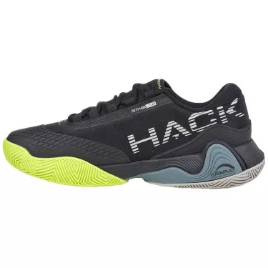 Bullpadel Hack Vibram 25I Padelschuhe Schwarz / Gr&uuml;n