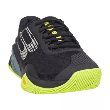 Bullpadel Hack Vibram 25I Padelschuhe Schwarz / Gr&uuml;n