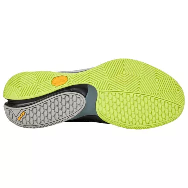 Bullpadel Hack Vibram 25I Padelschuhe Schwarz / Gr&uuml;n