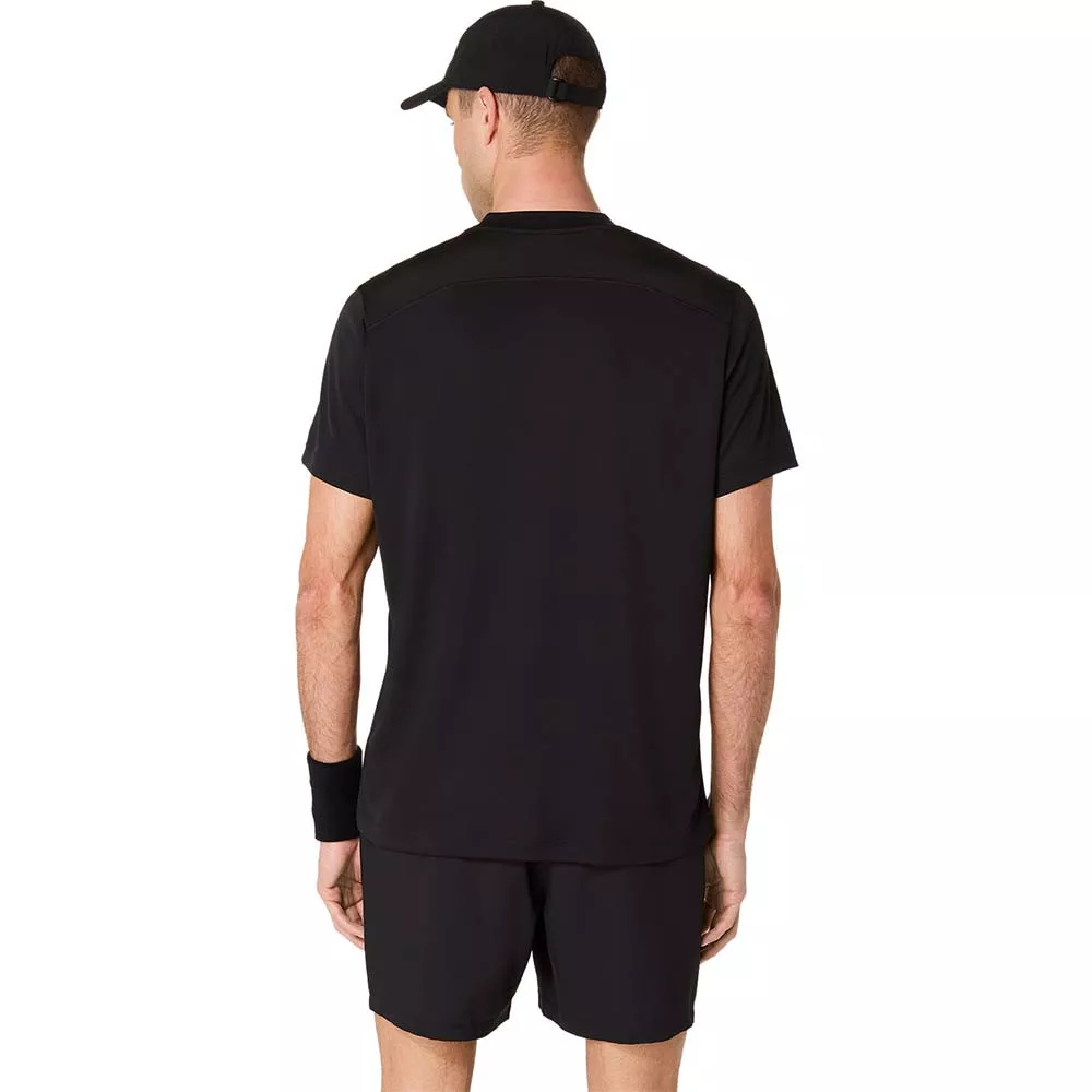 Asics Court SS T-Shirt Schwarz