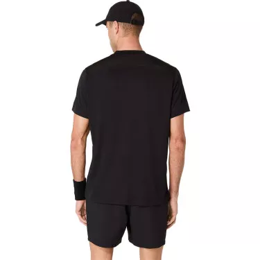 Asics Court SS T-Shirt Schwarz