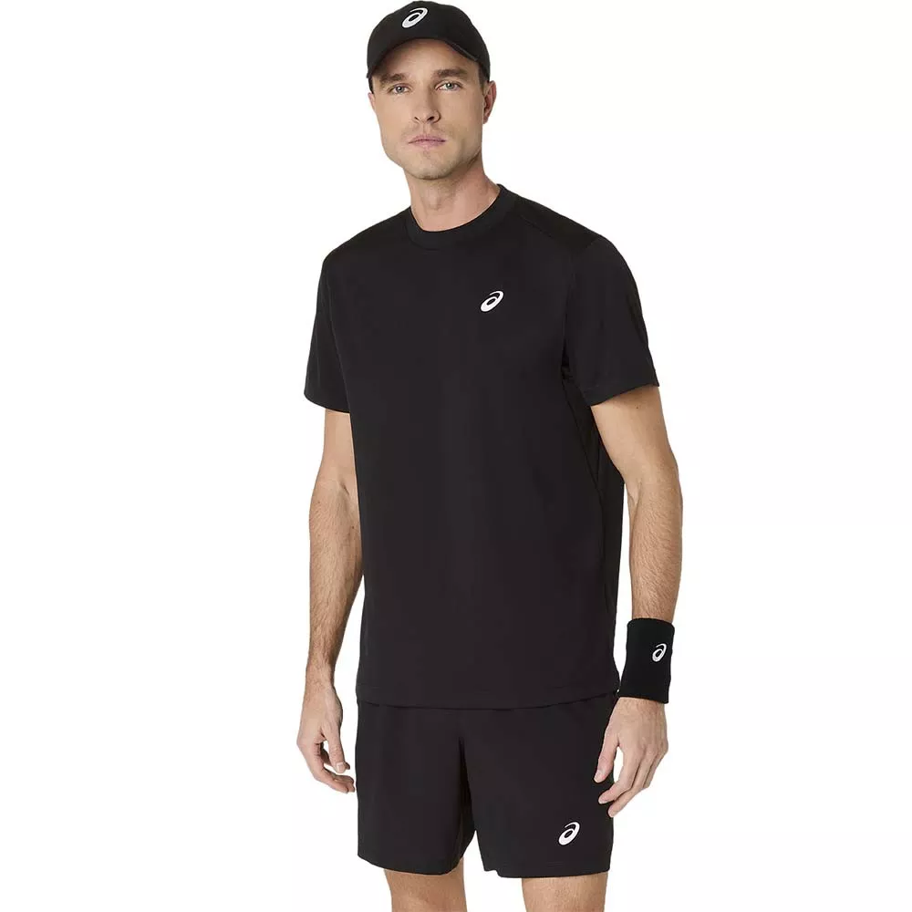 Asics Court SS T-Shirt Schwarz
