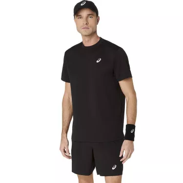 Asics Court SS T-Shirt Schwarz