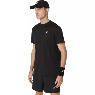 Asics Court SS T-Shirt Schwarz