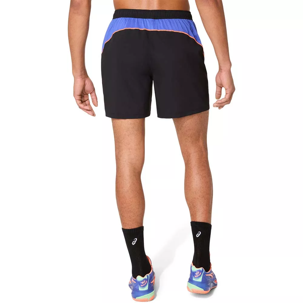 Asics Padel Court Short Schwarz / Blau