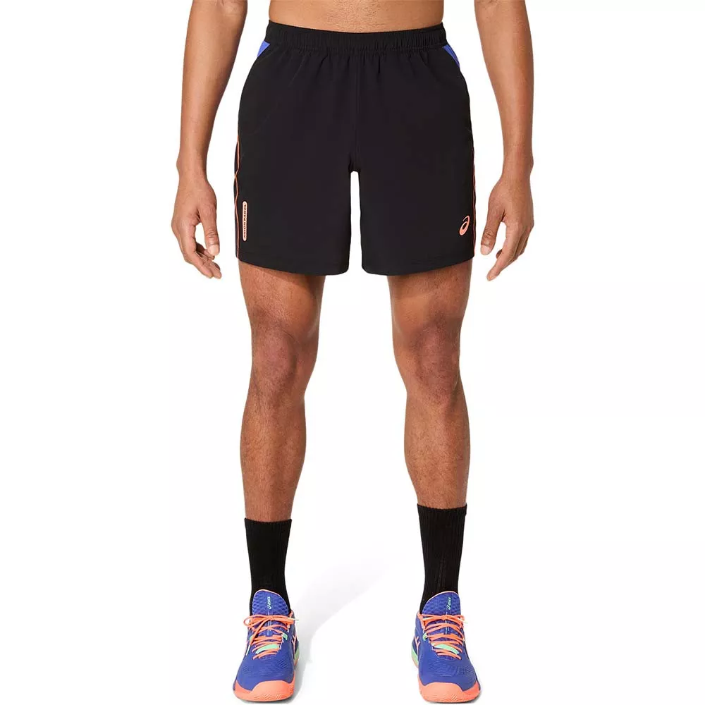 Asics Padel Court Short Schwarz / Blau