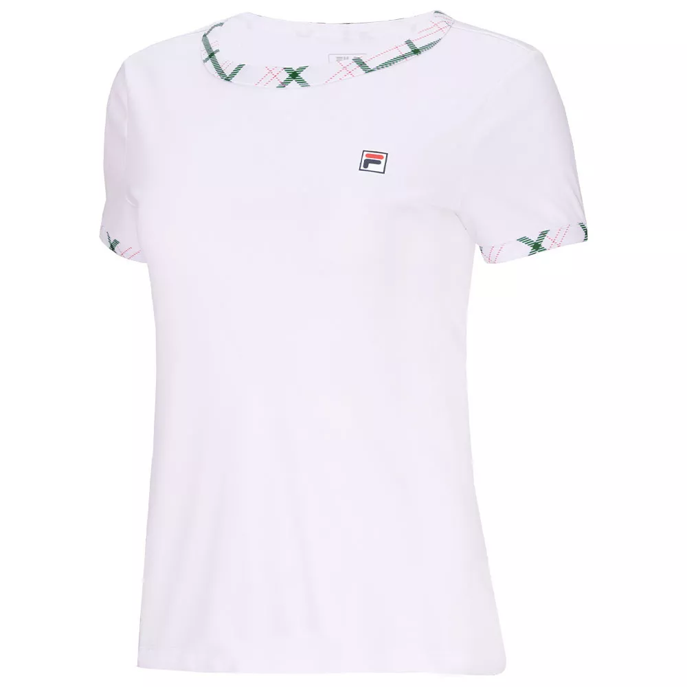 Fila Yamila T-Shirt Damen Wei&szlig;
