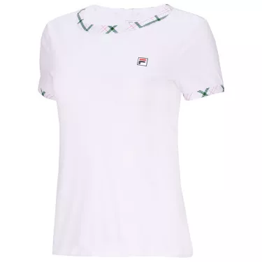 Fila Yamila T-Shirt Damen Wei&szlig;