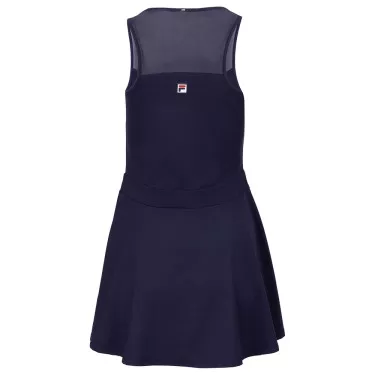 Fila Franja Kleid Marineblau