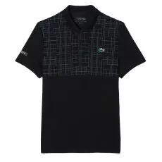 Lacoste Tennis Novak Djokovic Poloshirt Schwarz