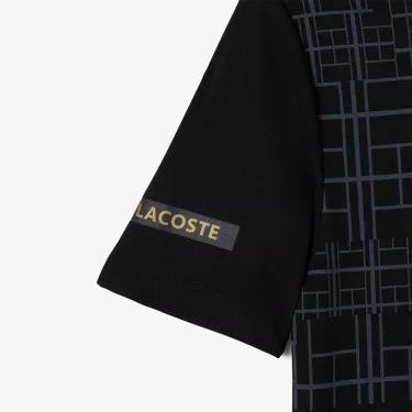 Lacoste Tennis Novak Djokovic Poloshirt Schwarz