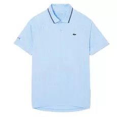 Lacoste Tennis Novak Djokovic On Court Poloshirt Pastellblau