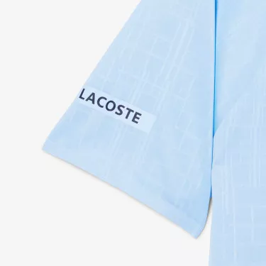 Lacoste Tennis Novak Djokovic On Court Poloshirt Pastellblau