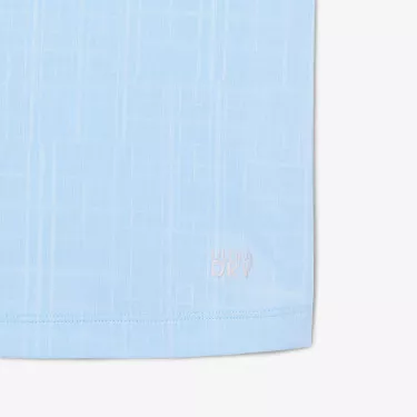 Lacoste Tennis Novak Djokovic On Court Poloshirt Pastellblau