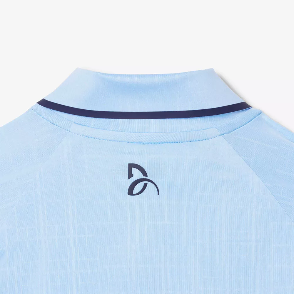 Lacoste Tennis Novak Djokovic On Court Poloshirt Pastellblau