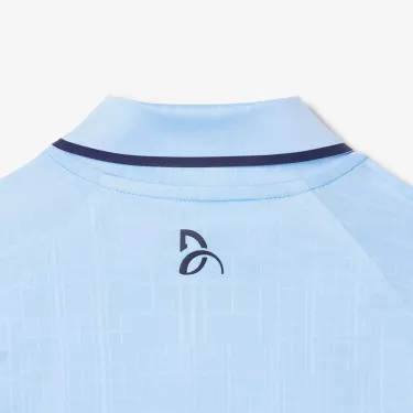Lacoste Tennis Novak Djokovic On Court Poloshirt Pastellblau