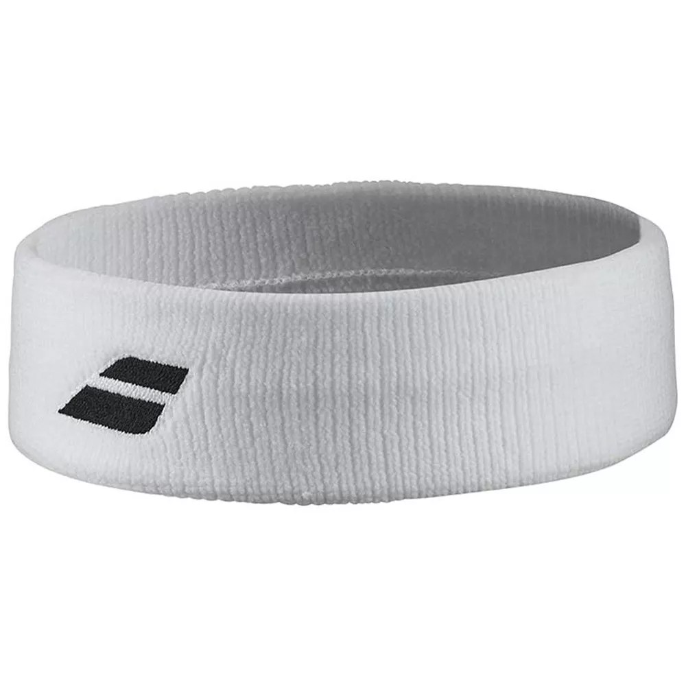 Babolat Logo Stirnband Wei&szlig;