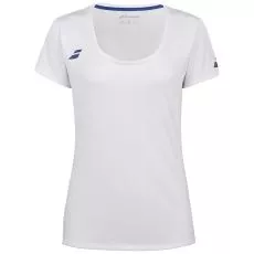 Babolat Play Cap T-Shirt Damen Wei&szlig;