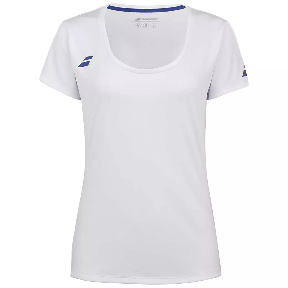 Babolat Play Cap T-Shirt Damen Wei&szlig;