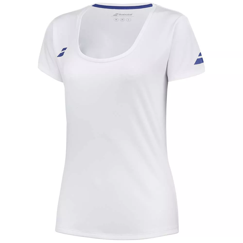 Babolat Play Cap T-Shirt Damen Wei&szlig;
