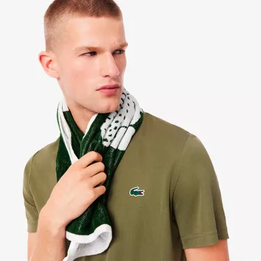 Lacoste Ultra Dry bedruckt T-Shirt Khaki
