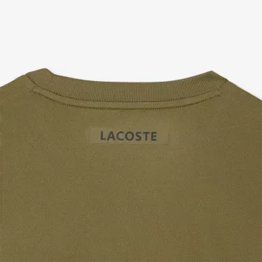 Lacoste Ultra Dry bedruckt T-Shirt Khaki