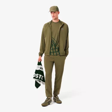 Lacoste Ultra Dry bedruckt T-Shirt Khaki
