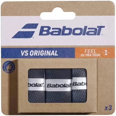 Babolat VS Original Overgrip Schwarz / Blau 3er-Pack