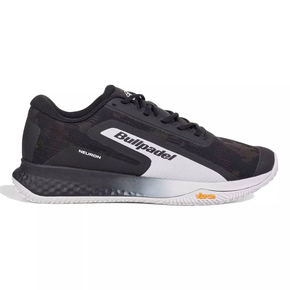 Bullpadel Neuron Vibram 25I Padelschuhe Schwarz / Wei&szlig;