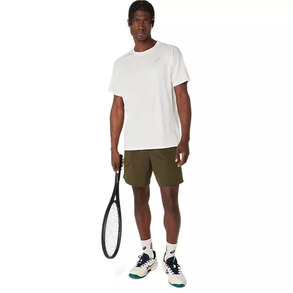 Asics Game All Over T-Shirt Creme