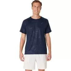 Asics Game All Over T-Shirt Nachtblau