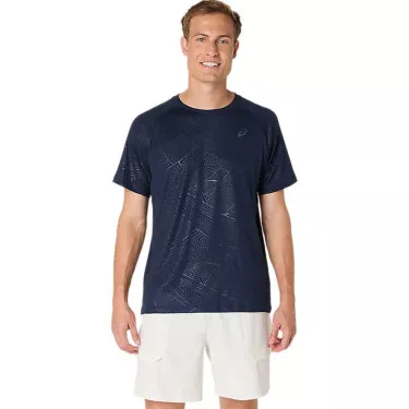 Asics Game All Over T-Shirt Nachtblau