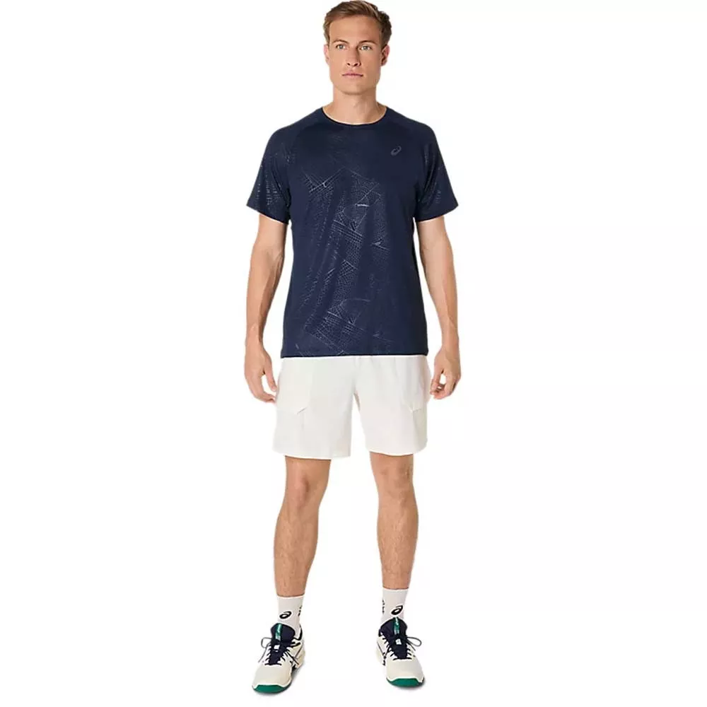 Asics Game All Over T-Shirt Nachtblau