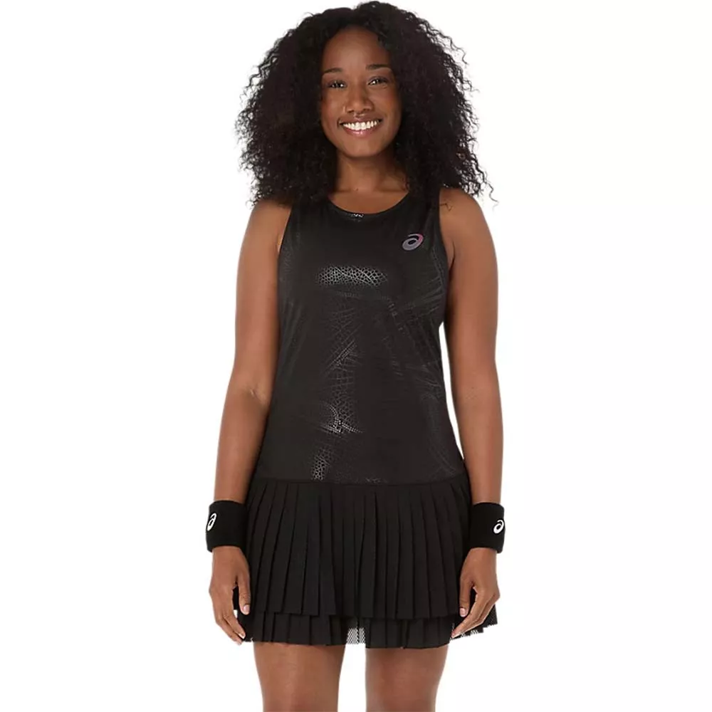 Asics Match Kleid Damen Schwarz