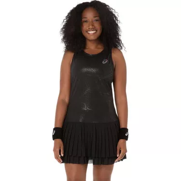 Asics Match Kleid Damen Schwarz