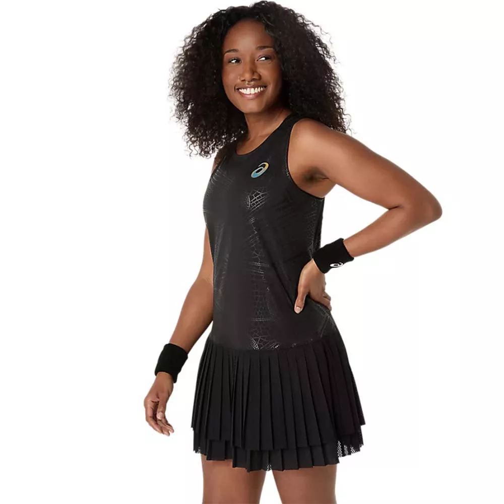 Asics Match Kleid Damen Schwarz