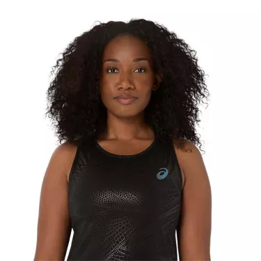 Asics Match Kleid Damen Schwarz