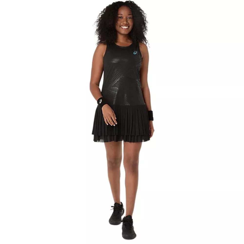 Asics Match Kleid Damen Schwarz