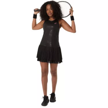 Asics Match Kleid Damen Schwarz