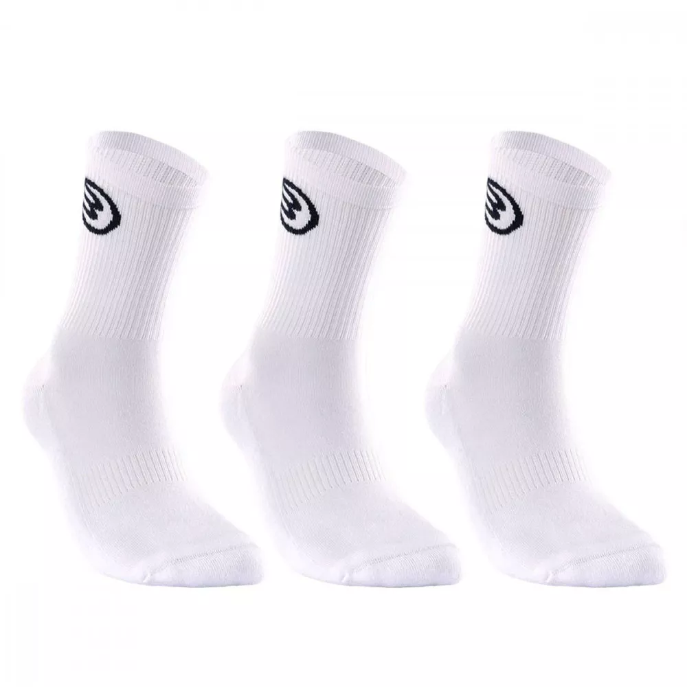Bullpadel BP252 Socken Wei&szlig; 3er-Pack