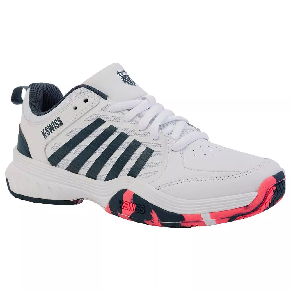 K-Swiss Court Express 2 Tennisschuhe Junior Wei&szlig; / Marineblau
