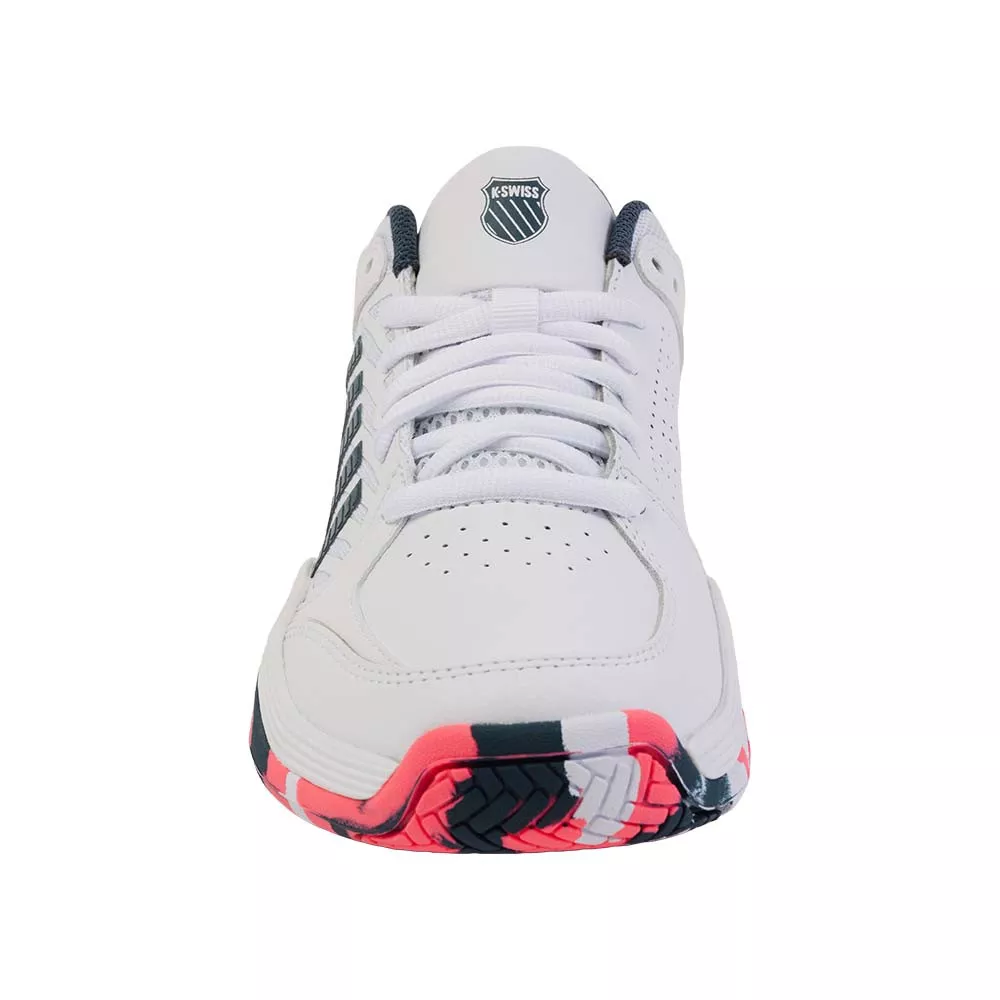K-Swiss Court Express 2 Tennisschuhe Junior Wei&szlig; / Marineblau