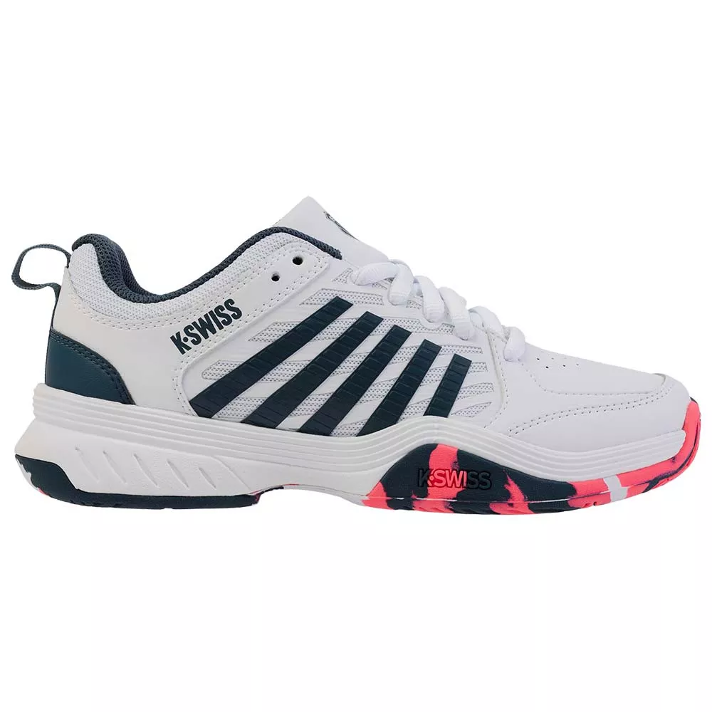 K-Swiss Court Express 2 Tennisschuhe Junior Wei&szlig; / Marineblau